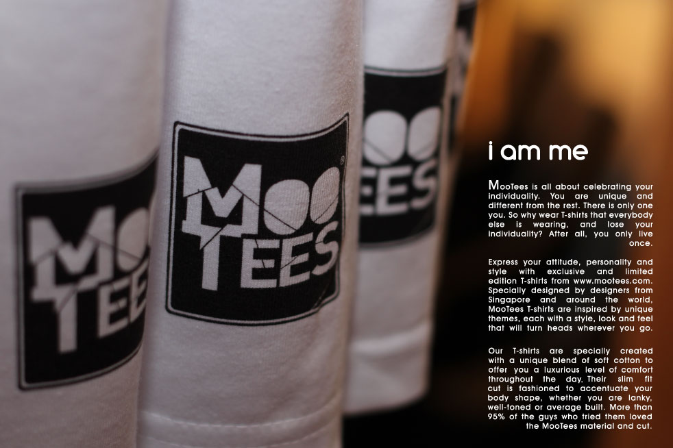 i am me. MooTees is all about celebrating your individuality.